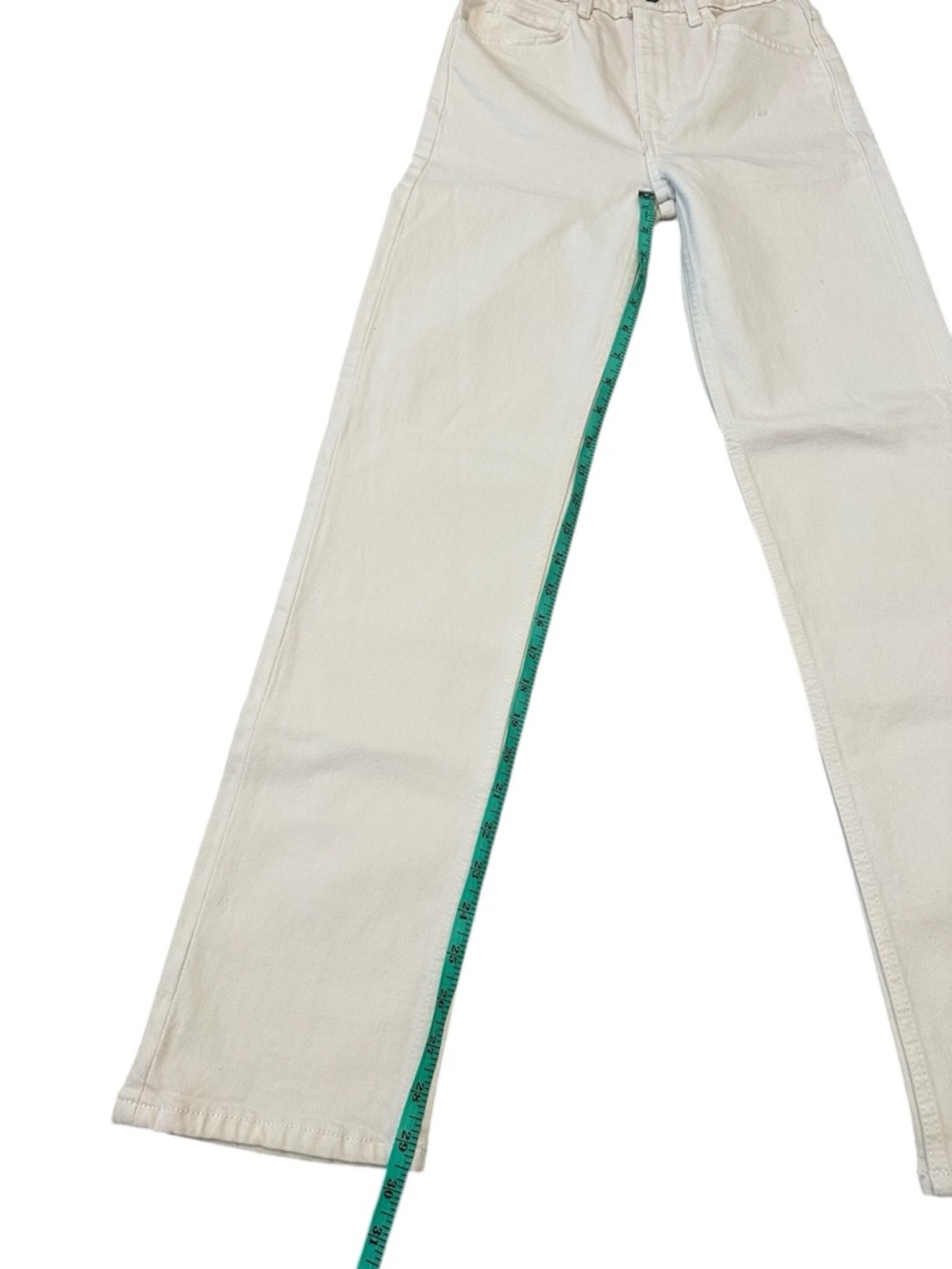 Re/Done Originals 70's Straight Jeans in Vintage White Women Size 23 NWT $250 - Picture 9 of 12
